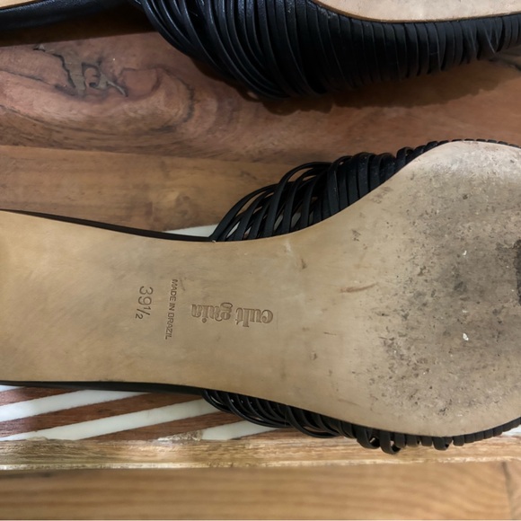 Cult Gaia Sage Leather Sandals - Picture 5 of 6